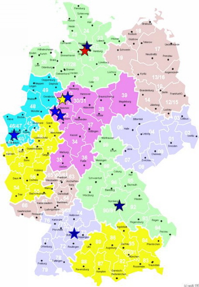 Deutschlandkarte Deutschlandkarte